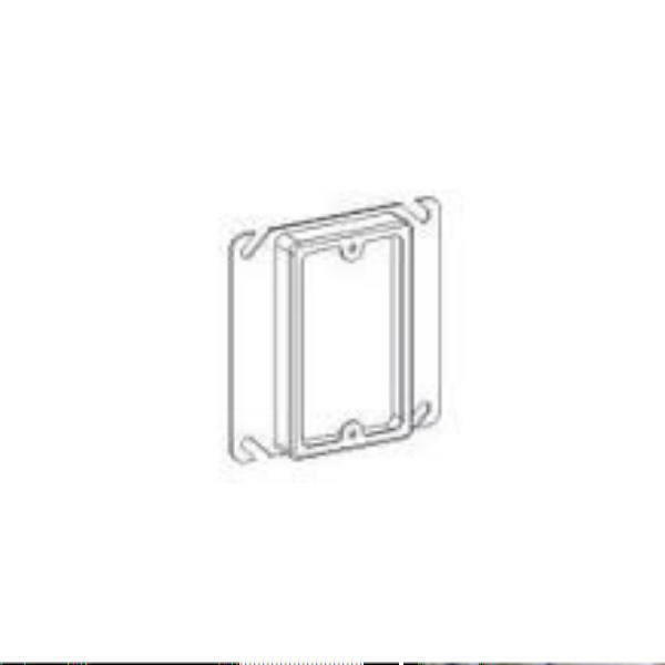 Orbit 41050 4 Inch Square Singal Gang 0.5 Inch Raised Steel Device - $0.94
