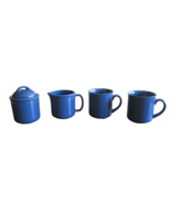 Vtg Lot Mervyn’s &amp; Unbranded Stoneware Japan Cup Mug Creamer Sugar Bowl ... - £18.96 GBP