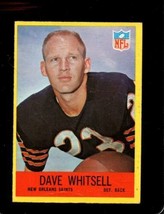 1967 Philadelphia #130 Dave Whitsell Vg (Rc) Saints *X77733 - £1.65 GBP