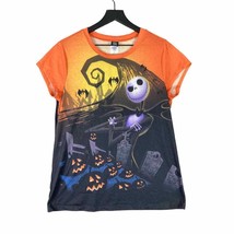 Nightmare Before Christmas Juniors Shirt 2XL Disney Tim Burton Spooky Halloween - £19.39 GBP