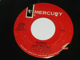 Jerry Wallace Rainbow Time 45 Rpm Record Vinyl Mercury Label - $11.99