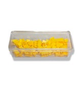 1980 Parker Brothers RISK  Replacement Pieces Yellow Army Parts in conta... - $6.88 CAD
