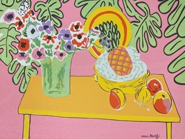 Henri Matisse Ananas Und Anemonen Platte Signiert Lithographie - £69.74 GBP