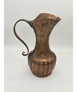 Vintage Primative Hammered Rustic Copper Pitcher - $97.84 CAD