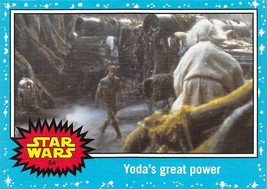 2015 Topps Star Wars Journey To The Force Awakens #54 Yoda&#39;s Great Power Jedi - £0.75 GBP