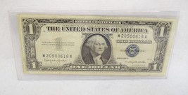 1957 B Silver Certificate 1 Dollar Bill Circulated Great Condition W 205... - $9.89