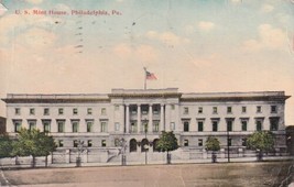 Philadelphia Pennsylvania PA U. S. Mint House 1914 Postcard C06 - £2.36 GBP