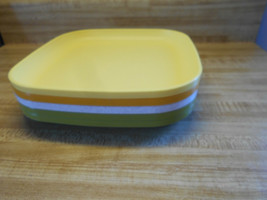 tupperware square plates - $28.45