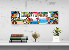 Jake and the Neverland Pirates - Personalized Name Poster, Wall Art Banner - £14.39 GBP+