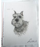 Needlepoint Canvas Schnauzer Dog Design 10 x 8 Tapestry Tent Designs - £23.59 GBP