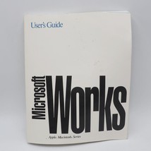 Vintage Microsoft Works Guide 1992 Manual Users Guide Apple Macintosh Sy... - $41.38