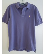 Mens Polo Shirt Size S - Ralph Lauren Purple Twill Pony Logo Shirt $90 V... - £11.53 GBP