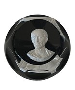 Glass Paperweight Franklin Mint Baccarat Cameo Figurine Julius Caesar Ro... - £55.52 GBP