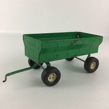 ERTL Farm Wagon Pull Behind Green Metal John Deere Collectible Grain Tra... - $42.04