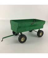 ERTL Farm Wagon Pull Behind Green Metal John Deere Collectible Grain Tra... - $42.04