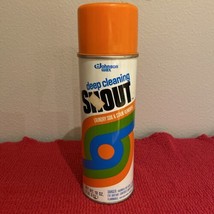 Vtg NOS SHOUT Deep Cleaning Laundry Soil &amp; Stain Spray 19oz Johnson Wax NEW - $32.68