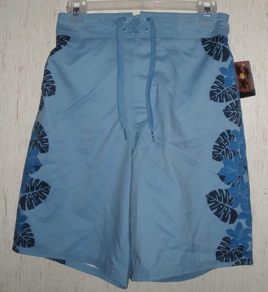 NWT MENS JOE BOXER BLUE BOARD SHORTS / SWIM TRUNKS   SIZE S - $23.33