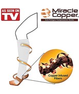 Miracle Copper Compression Socks -White- Large/Extra Large (TWO PACK) - £7.83 GBP