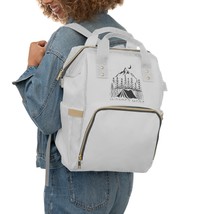 Multipurpose Diaper Backpack: Lightweight Nylon, Padded Back, Adjustable... - £56.84 GBP+