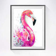 5D DIY Diamond Painting Flamingos Diamond Embroidery Cross Floral Decoration Dmc - $1,319.65+