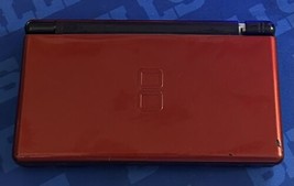Nintendo DS Lite Handheld Game Console Crimson Red/Black USG-001 - TESTED! - £35.86 GBP