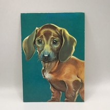 Portrait Of Dog Vintage Postcard - $5.93