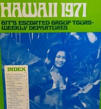 Hawaii 1971 Travel Brochure Trade Wind Tours Vintage Original Hawaiian Hula - £21.91 GBP