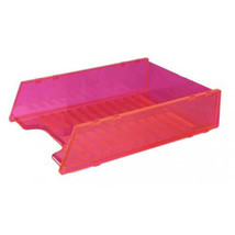 Italplast Multifit Desk Tray (A4) - Neon Red - £25.88 GBP