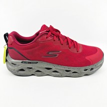 Skechers Go Run Glide Step Max Breeze Red Black Mens Size 9.5 Sneakers - £59.77 GBP