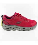 Skechers Go Run Glide Step Max Breeze Red Black Mens Size 9.5 Sneakers - £59.83 GBP