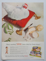 1954 Birds Eye Frozen Vegetables Chicken Pillow Potato Vintage Magazine ... - $13.80 CAD