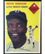1954 Topps #10 Jackie Robinson Reprint - MINT - Brooklyn Dodgers - $1.98