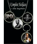 Dmx necklaces &amp; keychain necklace photo picture lot rapper ruff ryders 4... - £10.16 GBP