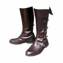 NEW VIKING ARMOR LEATHER BOOTS RENAISSANCE BEST GIFT FOR HALLOWEEN COSPL... - $88.36