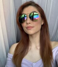 New Aviator Gold Green Multicolor Pilot Men’s Women&#39;s Sunglasses X3. - $186.31 MXN