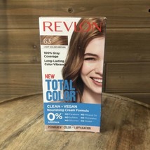 Revlon Total Color Cream Formula Hair Color Vegan #63 LIGHT GOLDEN BROWN - £18.67 GBP