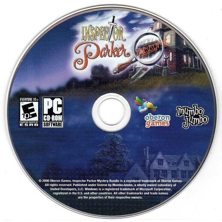 Primary image for Inspector Parker Mystery Bundle (PC-CD, 2006) for Windows - NEW CD in SLEEVE
