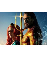 DC Comics Aquaman Arthur Curry Mera Edible Cake Topper Image ABPID00061V2 - €24,63 EUR