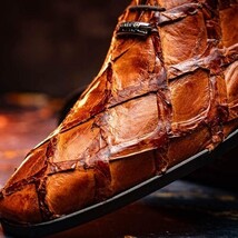 Olivieri Leather Dress Shoes Oxford Lace Up Cognac image 11