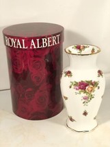 Royal Albert Old Country Roses Montrose Vase 9” Tall In Original Box - $59.39