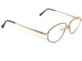 Modern Times Eyeglasses Sarah Demi Amber Gold Full Rim Metal Frame 52[]1... - $468.48 MXN