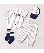 Personalized Rookie of The Year Baseball Jersey: Navy Pinstripes - $40.00