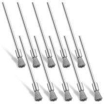 10 Pcs Wire Brush Extended Steel Cleaning End Brushes Pen Stainless Steel Wire B - £11.98 GBP