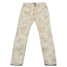 Hot Kiss Jeans Size 8 Skinny Lily Floral Denim Pants Measurements In Description - £23.32 GBP