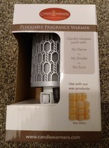 Candle Warmers Etc Glass Illumination Fragrance Warmer Filigree Night Light - £9.84 GBP