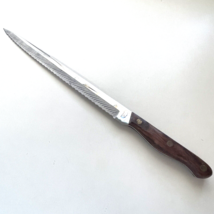 Vintage D-400 Stainless Steel Japan Lifetime Cutlery Jet Cut 10&quot; Serrate... - $12.86