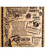Ritz Carlton Atlantic City Advertisement 1963 Boardwalk Hotel Thanksgivi... - $54.84 CAD