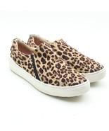 Dr. Scholls Womens Sz 9 Leopard Animal Print Brown Slip-on Sneakers - £18.13 GBP