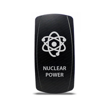 CH4x4 Rocker Switch Nuclear Power Symbol - Blue LED - $17.80