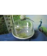TAHARI FESTIVE  RHINESTONE FOOTED CAKE CHEESE STAND 9 X 8  - $2,374.79 MXN